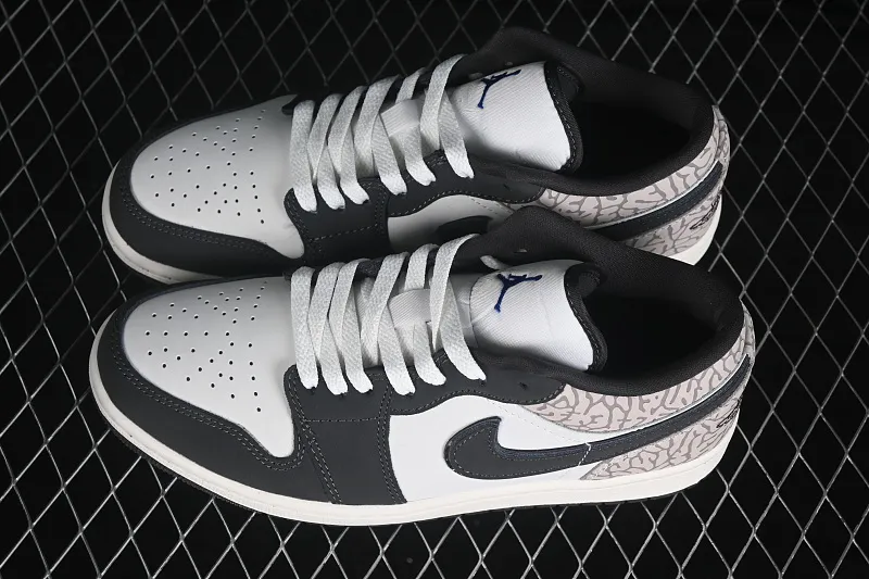 All categories Air Jordan Jordan series basketball shoes Air Jordan 1 Low G version pure original Air Jordan 1 Low AJ1 Joe 1 white gray burst pattern low-top retro cultural basketball shoes IU2268-100